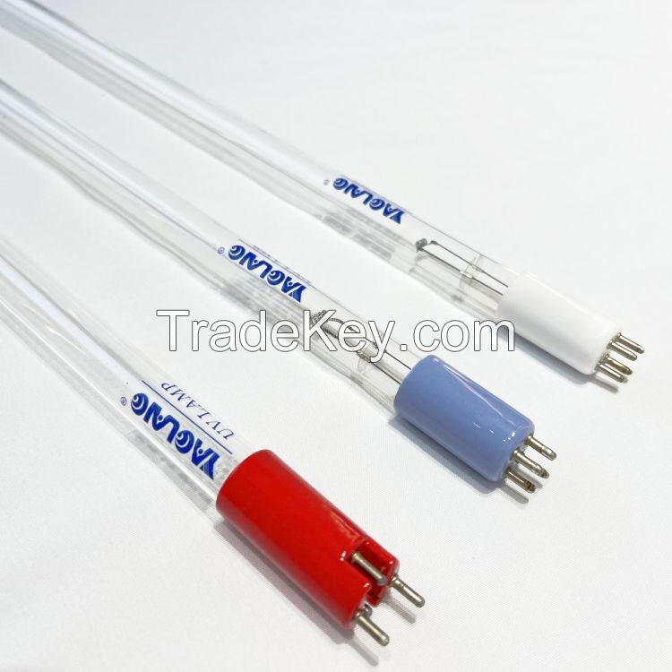 High output light ultraviolet 90w uvc lamp sterilizer ozone free quartz glass tube