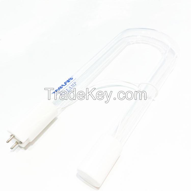 G23 compact uv lamp GPX5 uvc germicidal lamp 5w H shape 254nm quartz glass tube