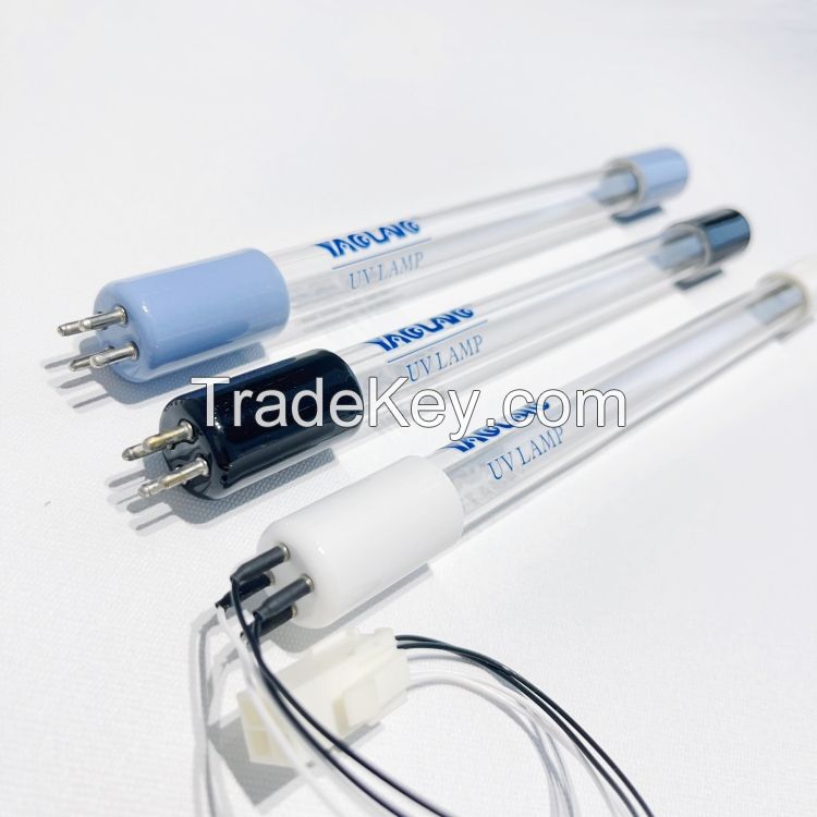 High output light ultraviolet 90w uvc lamp sterilizer ozone free quartz glass tube