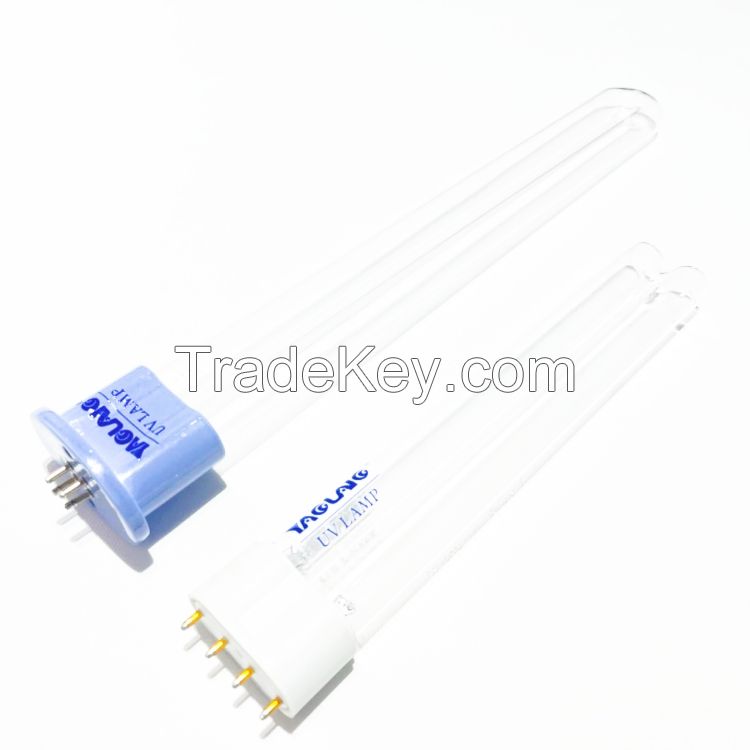 G23 compact uv lamp GPX5 uvc germicidal lamp 5w H shape 254nm quartz glass tube