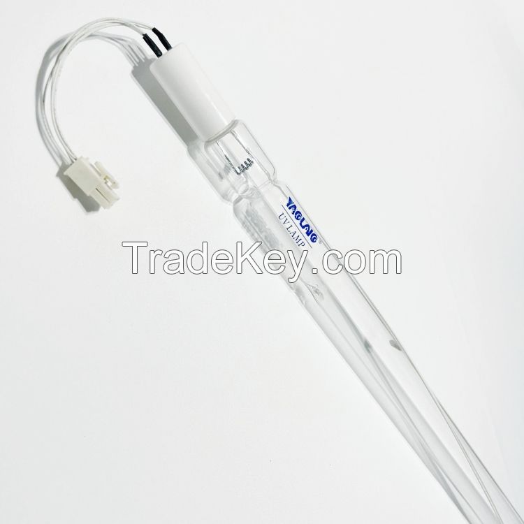 T5 T6 4 pin ozone light GPHVA357T5VH 42w amalgam uv lamp 185nm 1.2A quartz tube