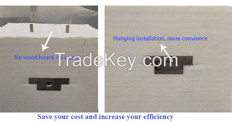 High Quality Ceramic Fiber Module 1260C-1600C Low Conductivity Refractory Thermal Insulation for Heat treatment Furnaces