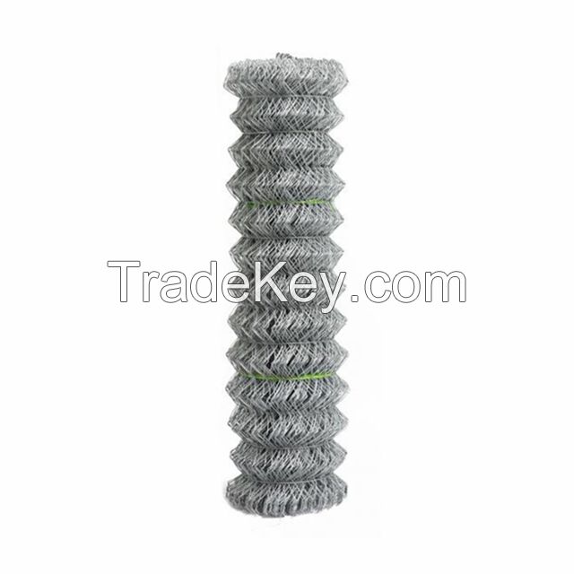 Chain Link Fence Security Fencing Galvanized and PVC coating Wire Mesh Roll