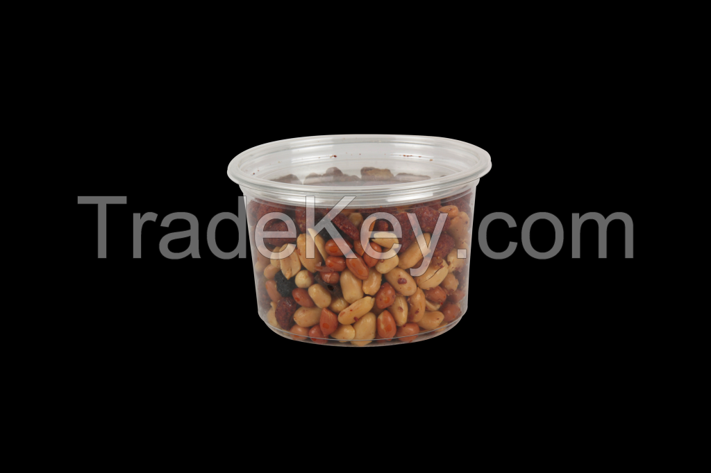 PET round deli container 16oz