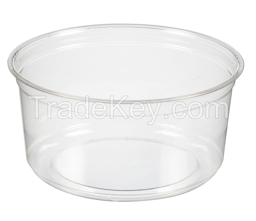 PET round deli container 12oz