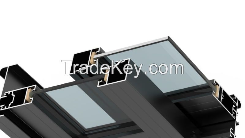 Aluminium Profile for Sliding Door System 93
