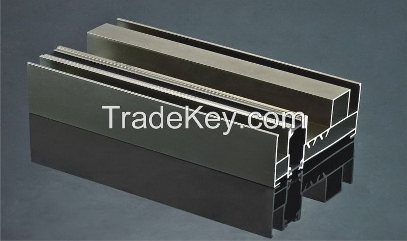 Wood Grain Aluminium Profile - Transfer Coated Surface Finish