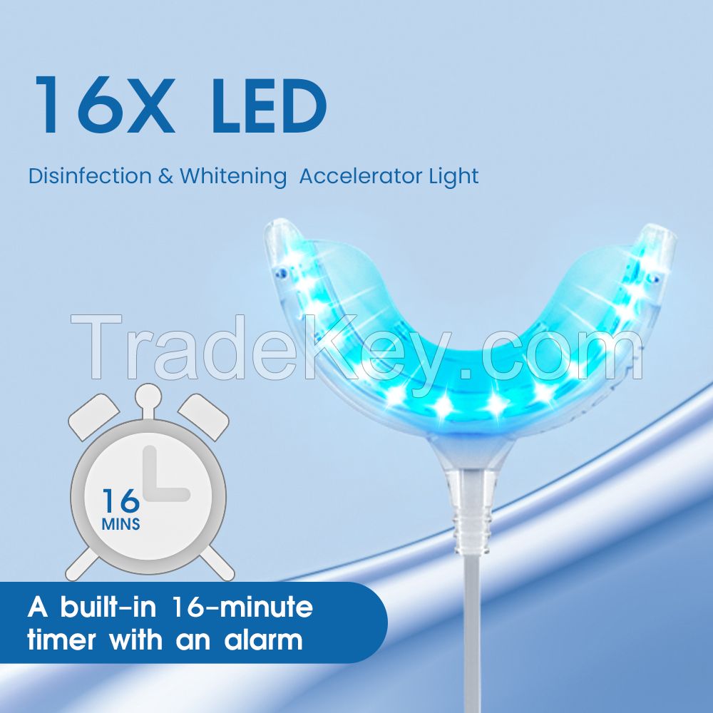 IVISMILE CE Certified Professional Best Teeth Whitening Light at Home Teeth Whitening Kit With Led Accelerato