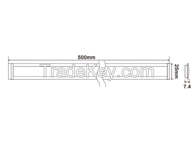 Ultrathin Aluminum recessed LED Rigid Strip Light