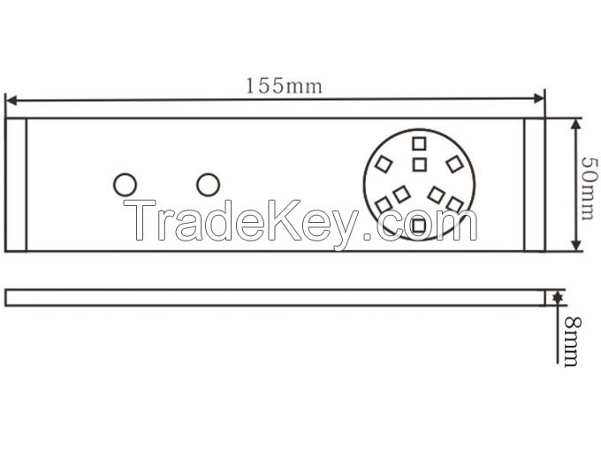 Aluminum Infrared sensor LED Cabinet Light