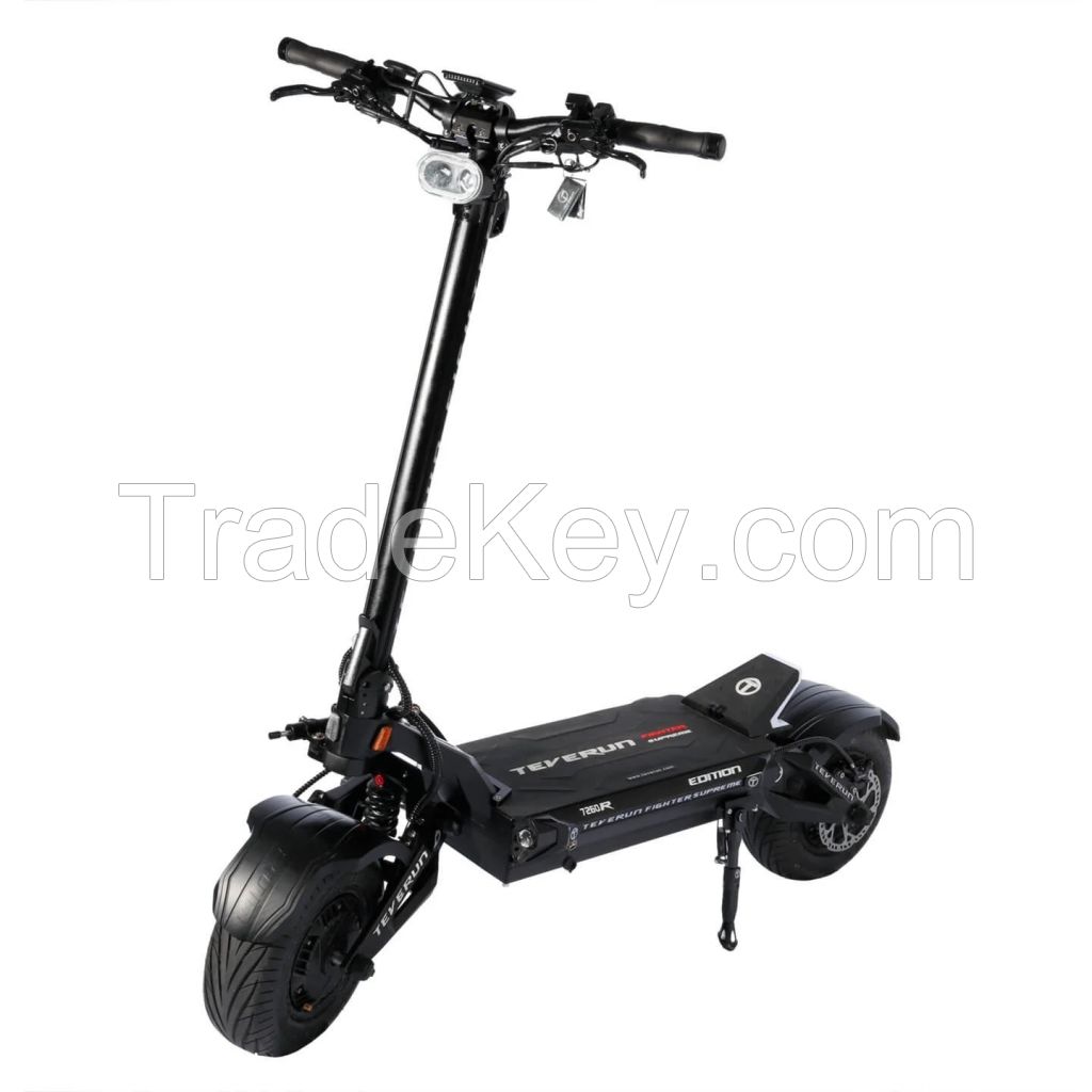 72v 60ah 10000w 120km/h Teverun FIGHTER SUPREME 7260R EDITION fast electric scooter with APP