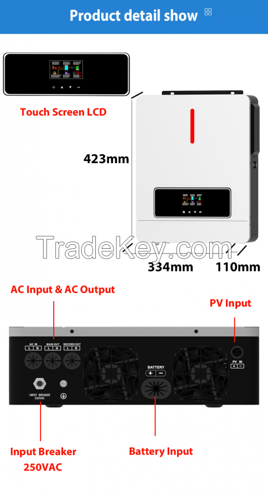 3.6KW Hybrid solar inverter