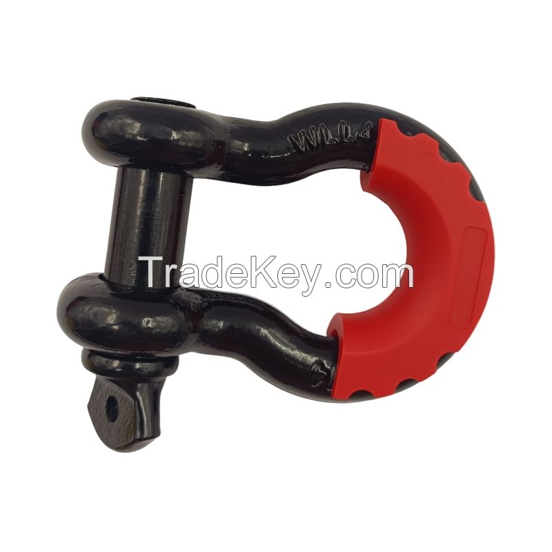 Manufacturer direct bow shackle D-type American shackle lifting hook U-type shackle ring ring horseshoe buckle buckle shackle