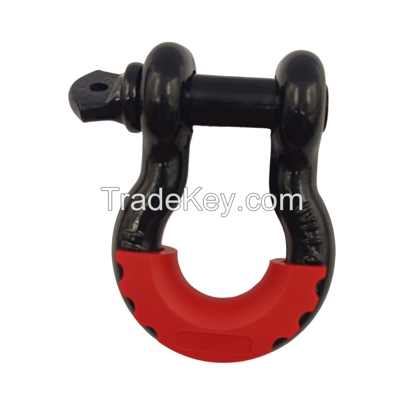 Manufacturer direct bow shackle D-type American shackle lifting hook U-type shackle ring ring horseshoe buckle buckle shackle