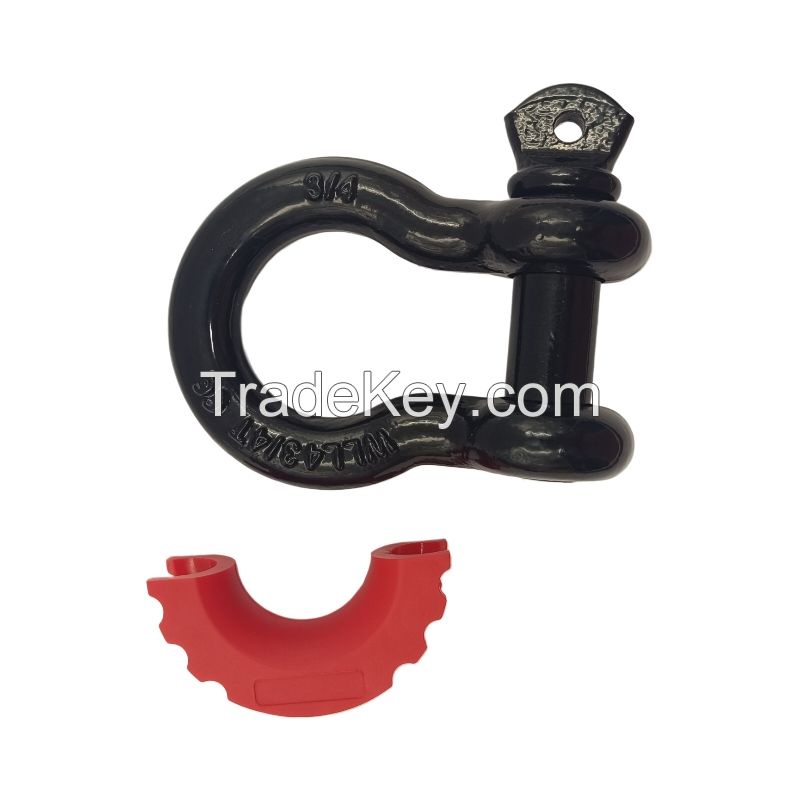 Manufacturer direct bow shackle D-type American shackle lifting hook U-type shackle ring ring horseshoe buckle buckle shackle