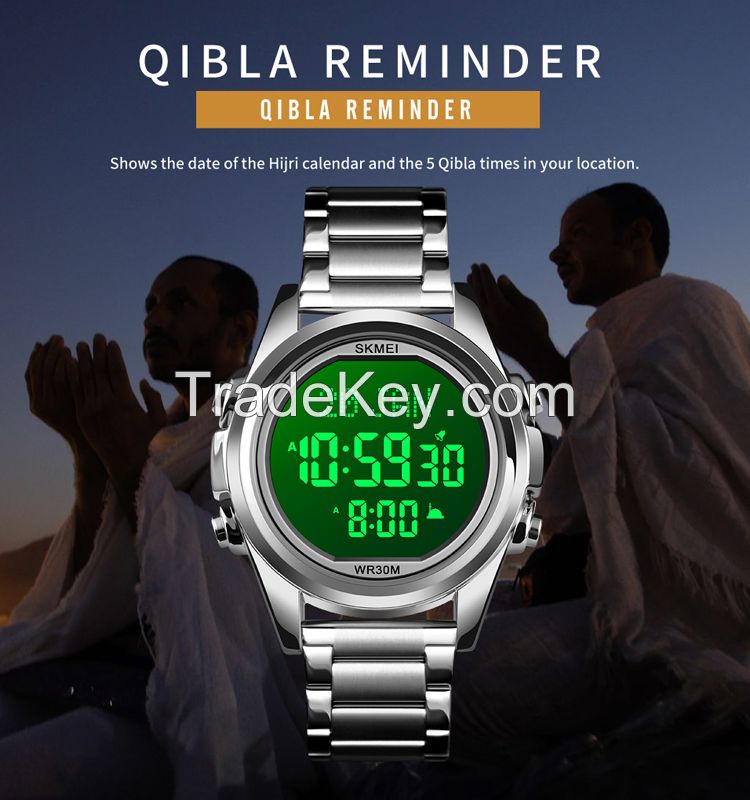 SKMEI Muslim Azan Watch 1667 Accept Customized Logo