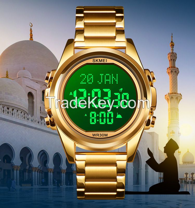 SKMEI Muslim Azan Watch 1667 Accept Customized Logo