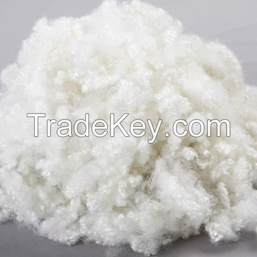 Reprocess Regenerated HCS Polyester Staple Fiber For Filling Pillow Bedding Filling 7D/15D Customized Hollow Conjugated Fiber