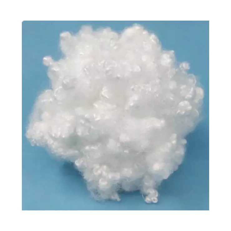 Filling Fiber Recycled White Dyed HCS Polyester Staple Fibre 7Dx64MM 100% Polyester Staple Fiber