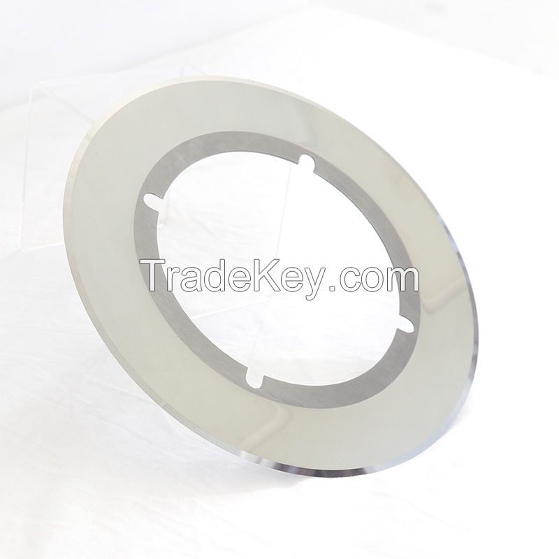 Tungsten Carbide Fosber Knives Slitting Circular Blades For Corrugated Cardboard Cutting