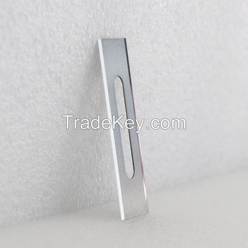 Tungsten Carbide  Industrial Thin Knife  Blade For Chemical Fiber Cutting