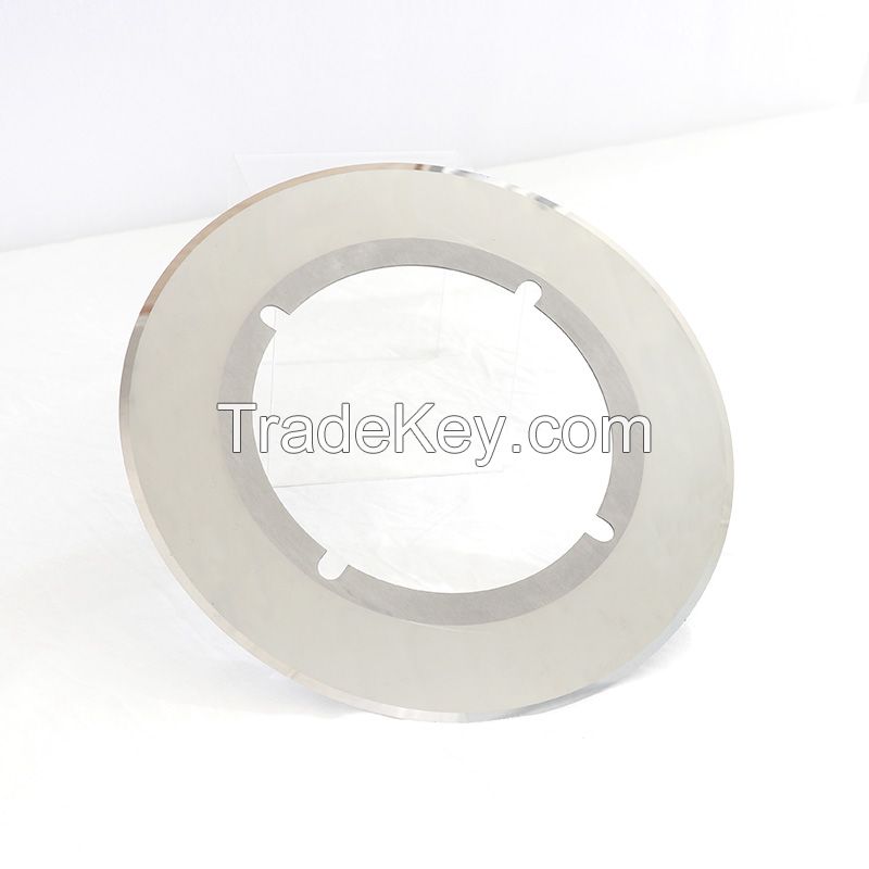 Tungsten Carbide Fosber Knives Slitting Circular Blades For Corrugated Cardboard Cutting