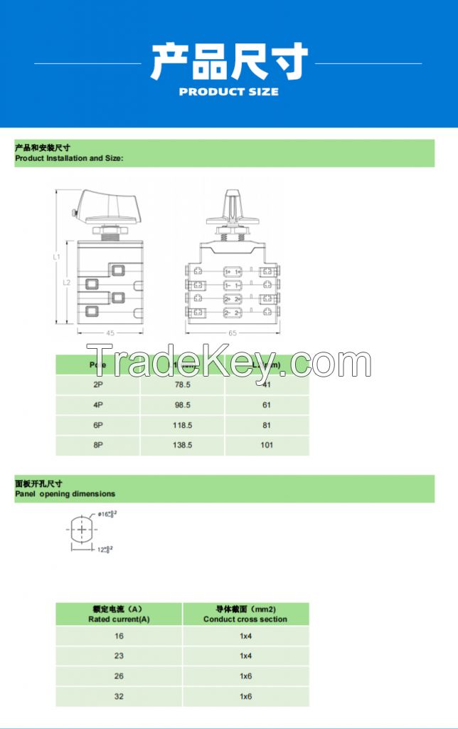 NSPV NSI01-32 PV Solar Isolator Switch