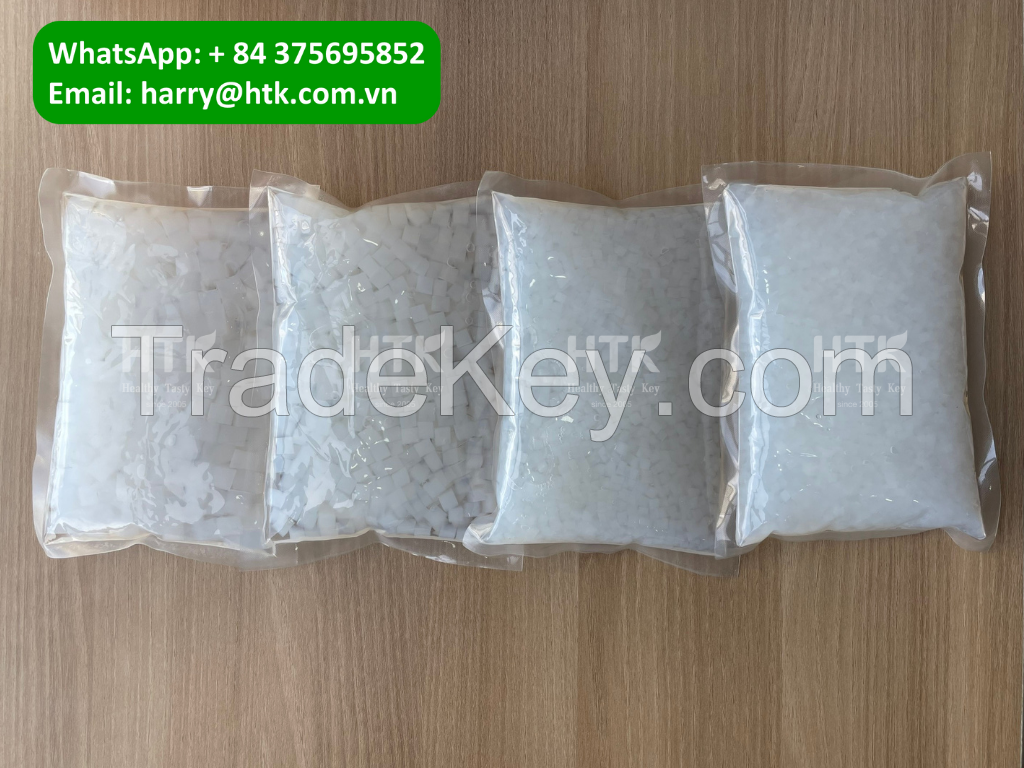 Hot sale 2024 Nata De Coco in Syrup Coconut Jelly for Beverages by HTK Food Manufacturer in VietNam