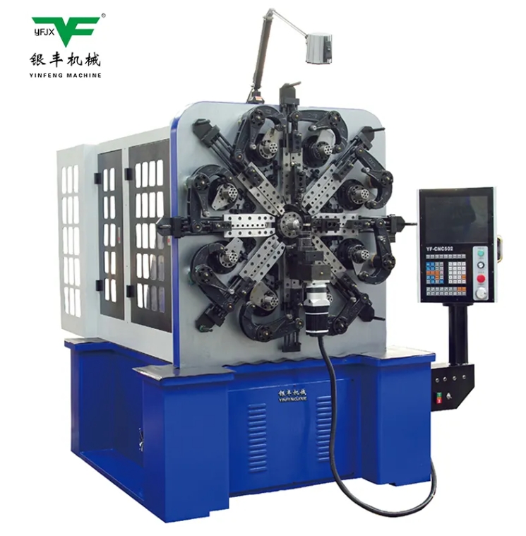 YINFENG CNC-8545 Wire diameter 1.5-6mm cnc wire bending spring machine spring bending machine, automatic spring coiling machine