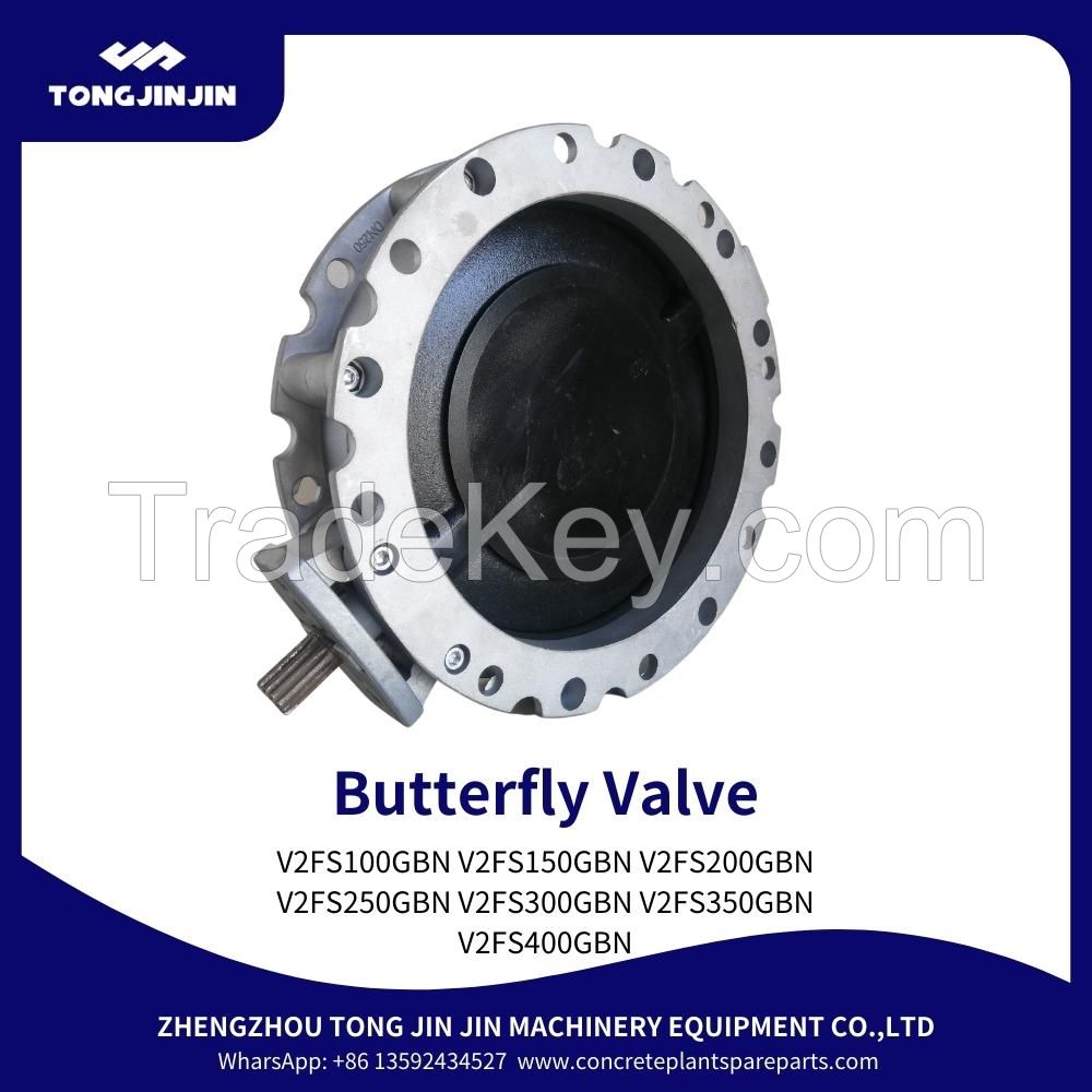 VFS Pneumatic Dust Butterfly Valve Cement Silo Discharge Valve