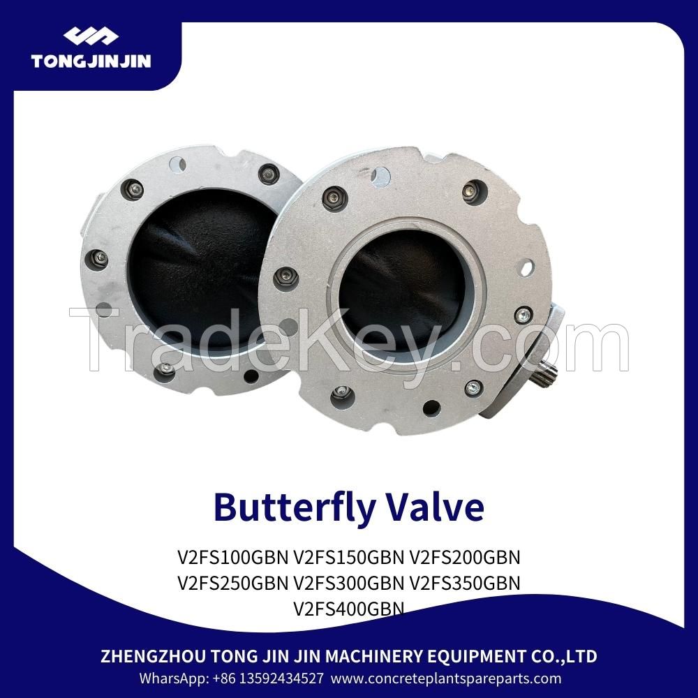 VFS Pneumatic Dust Butterfly Valve Cement Silo Discharge Valve