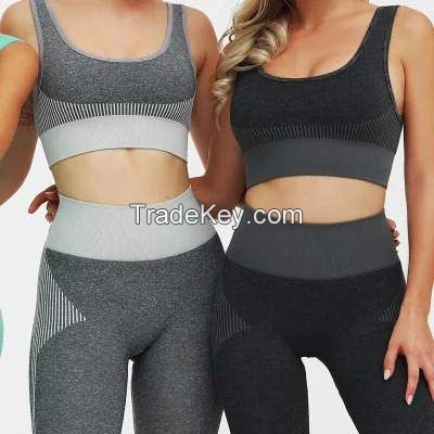 Athletic Clothing Ladies Gym Fitness Sports Workout Yoga Clothes Suit