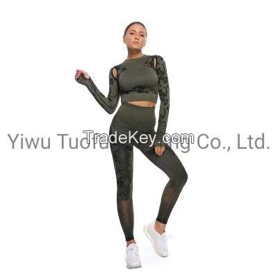 Vc-1296 Women Yoga Pants for Women Fitness Leggings Gym Clothing