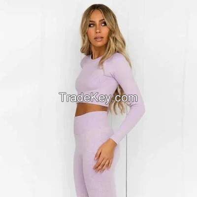 Seamless Acid-Wash Top Sportswear Yoga Wear Gym Wear Fitness Wear Top Workout Wear