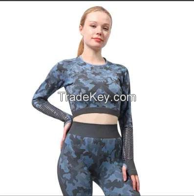Gym Wear Sport Yoga Bra and Leggings Set Women Workout Clothing Plus Size Fitness Wear