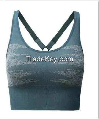 Training Jogging Wear Workout Tops Push up Bra Active Wear Women Fitness Yoga Seamless Sports Bra