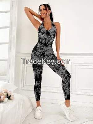 Ladies Bodysuit Jumpsuit Unitard seamless sports wear sport dress sport top