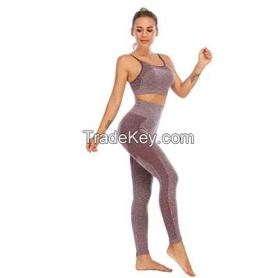 Lades Seamless Sportswear Fitness Wear Gym Wear Yoga Wear Active sports bra sport vest sport legging