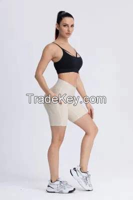 Ladies Sports Short Gym Wear Fitness Wear and Short Cycling