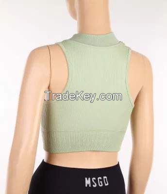 Ladies Sports Wear Gym Wear Yoga Wear and Fitness Wear Crop Top Sportswear Sport Vest Sports Bra