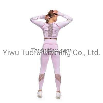 Ladies Seamless Top Sportswear Yoga Wear Gym Wear Active Wear Fitness Wear Sport Clothes