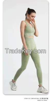 Custom Logo Women Active Wear Yoga Apparel Breathable Soft Gym Fitness Sets