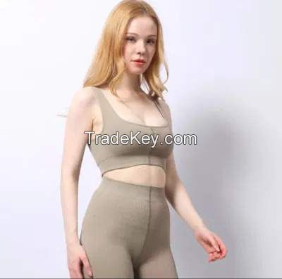 Ladies Seamless Sports Wear Gym Wear Yoga Wear and Active Wear Long Sleeve Crop Top