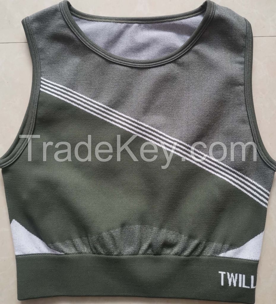 Ladies Seamless Sportswear Yoga Wear Gym Wear Fitness Wear Active Wear Sport top sport vest