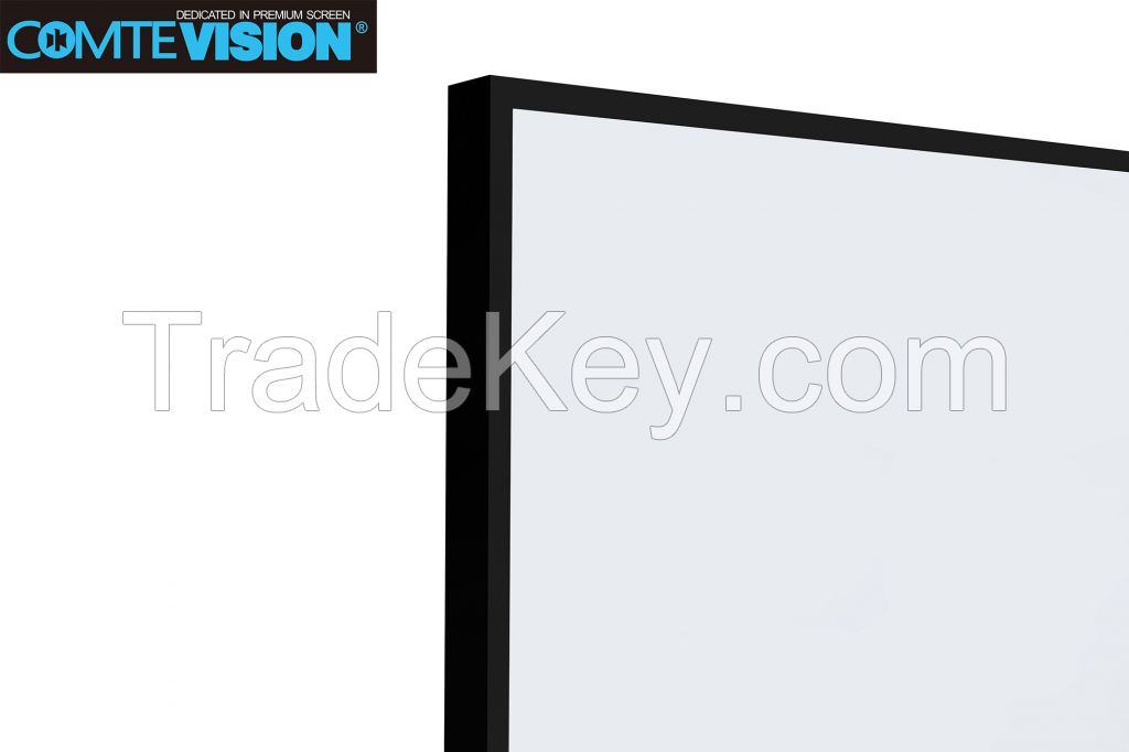 Top Quality Zero Edge Fixed Frame Projection Screen