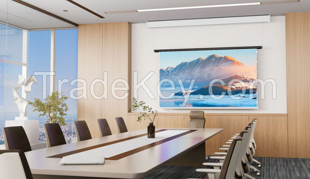 Motorized Floating Projection Screen