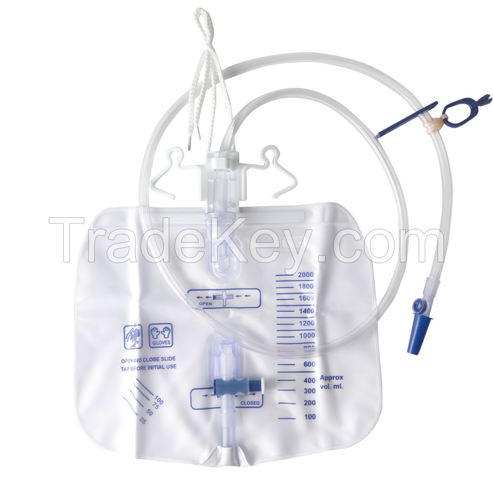 Medical 1500ml 2000ml 2600ml 200ml-500ml Capacity Meter Urine Meter Drainage Bag