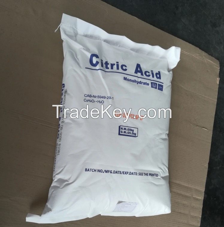 Manufacturer Price Food Grade Anhydrous/Monohydrate Citric Acid Powder for Food Additives /Halal