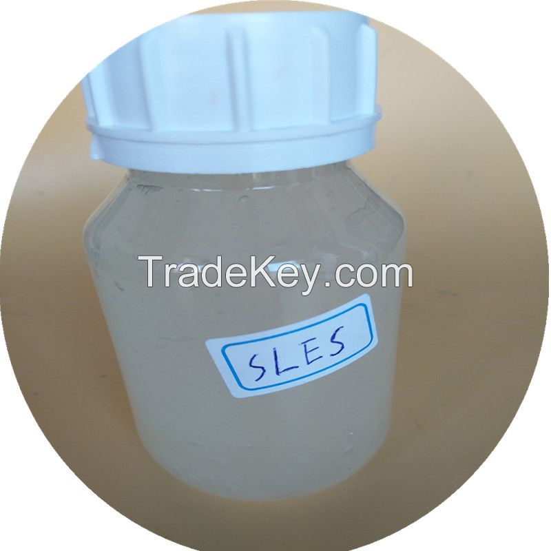 Detergent Materials SLES 70% for Cosmetic/Liquid Dishwashing/Soap/Shampoo