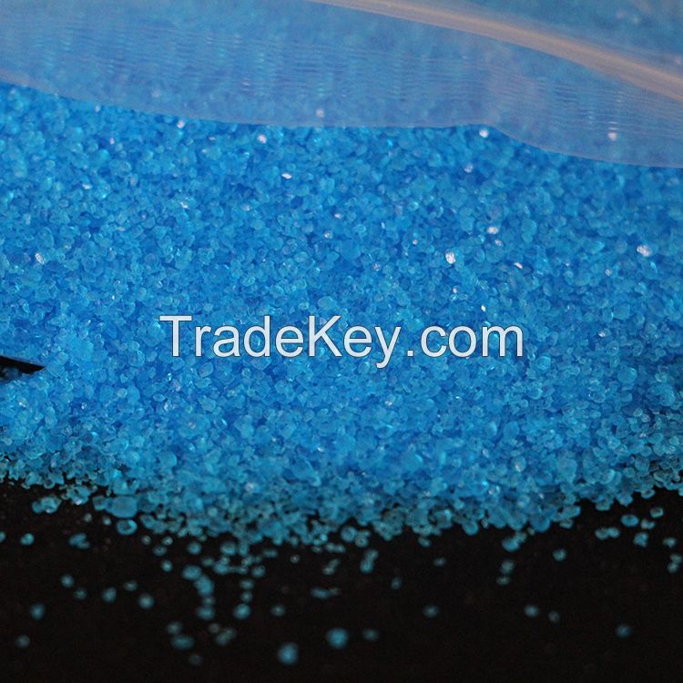 Copper Blue Crystal Copper Sulfate Pentahydrate 98% for Water Treatment